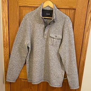 Chaps Heather Gray Men's Pullover Sweater